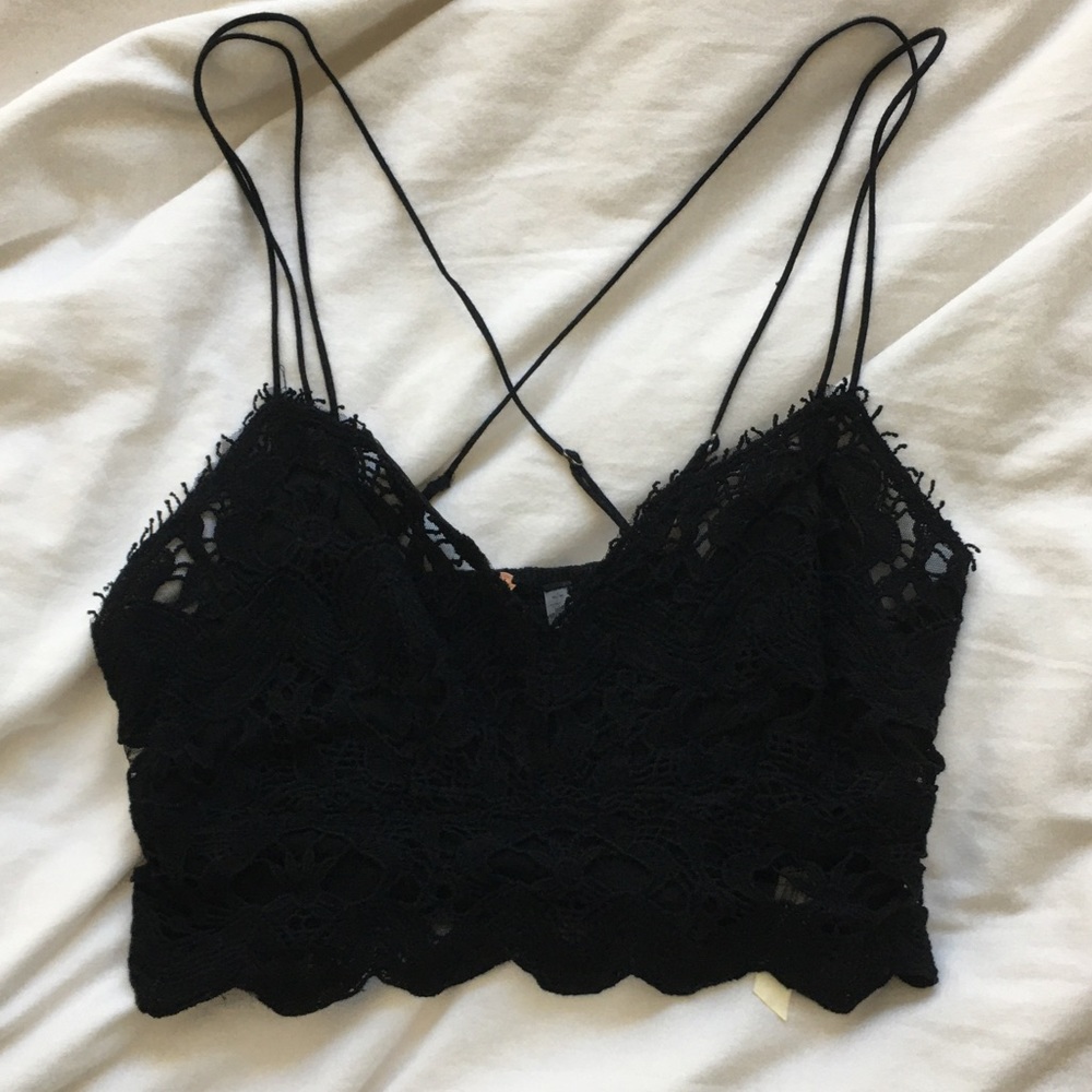 Free People Lace Bralette Top